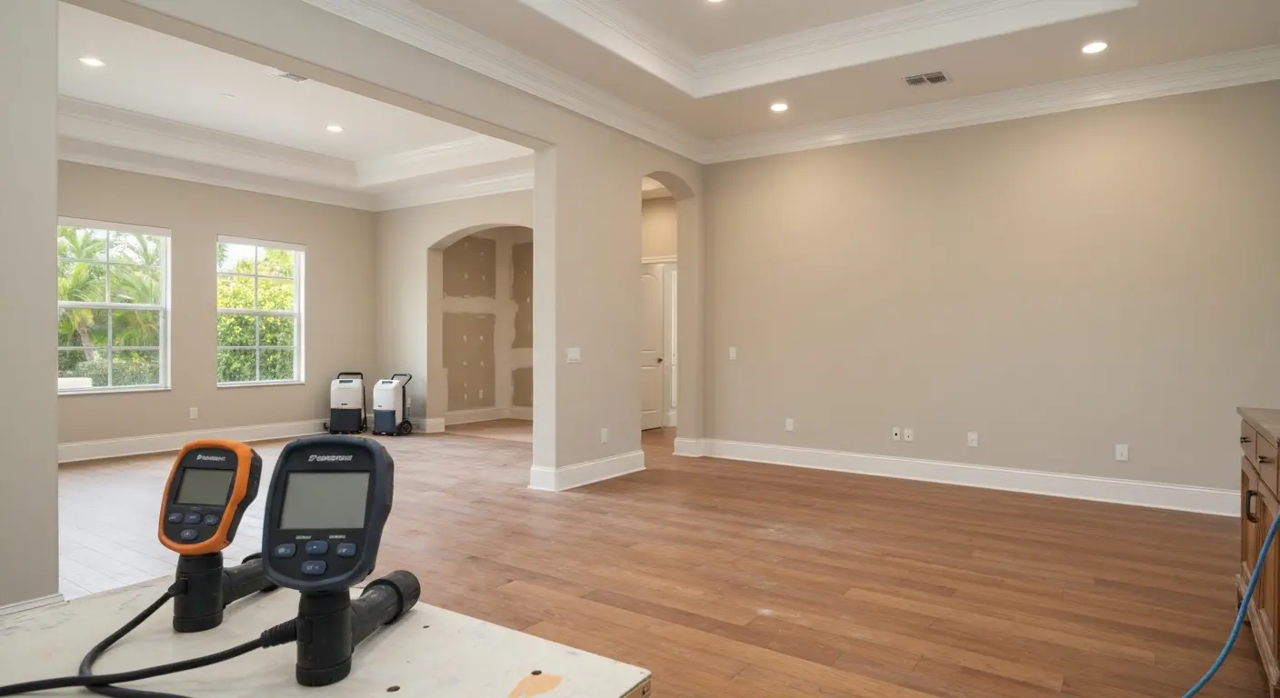 Water damage restoration in Weston