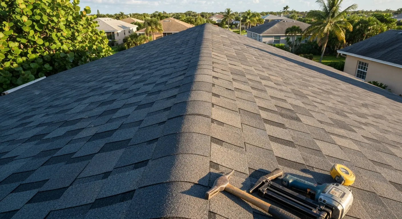 Roof installation work