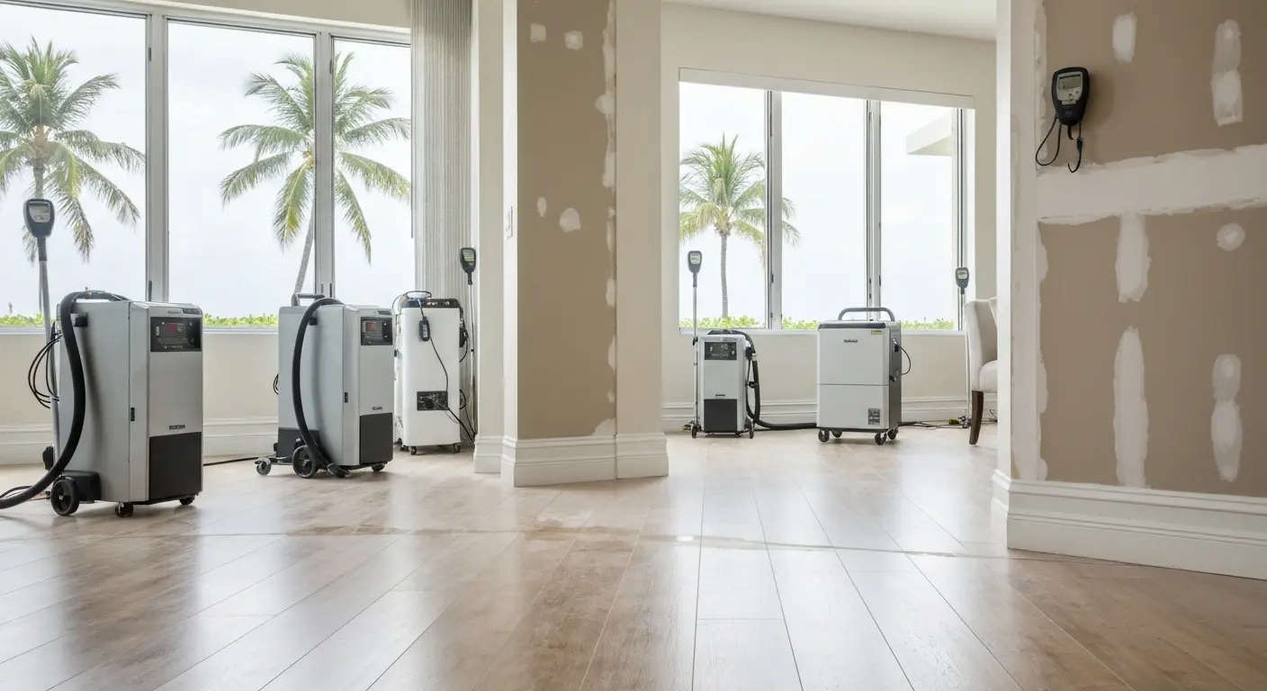 Water damage restoration services