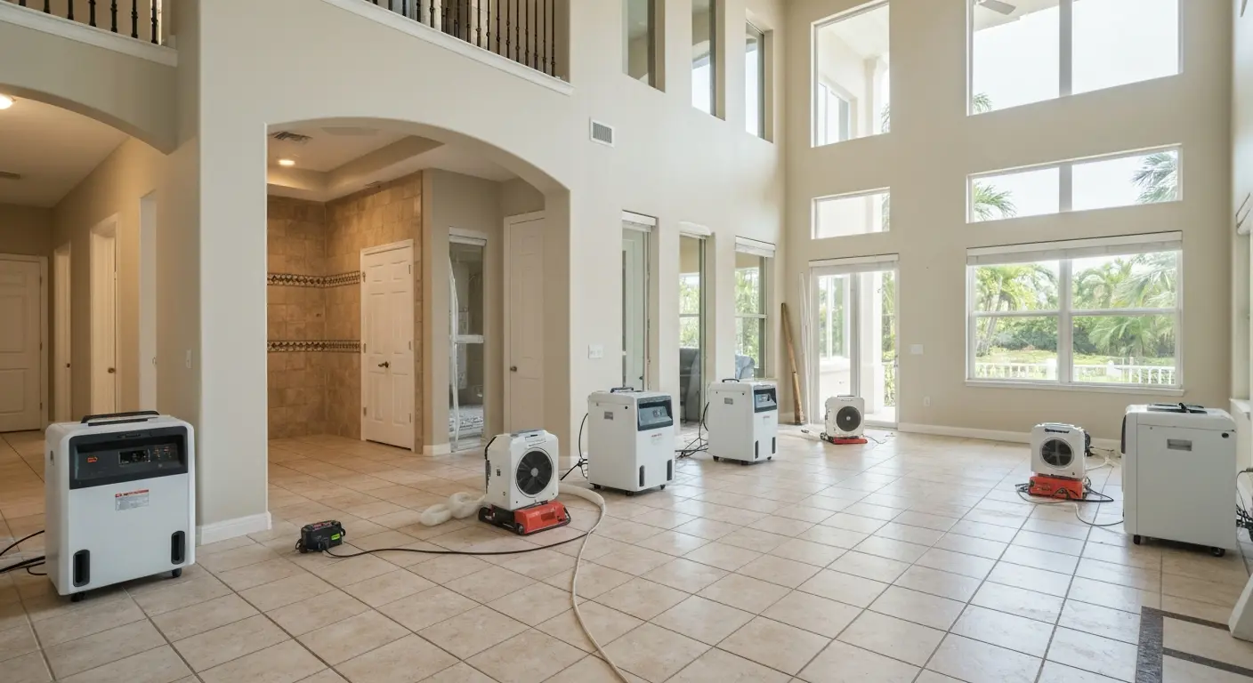 Water damage restoration equipment