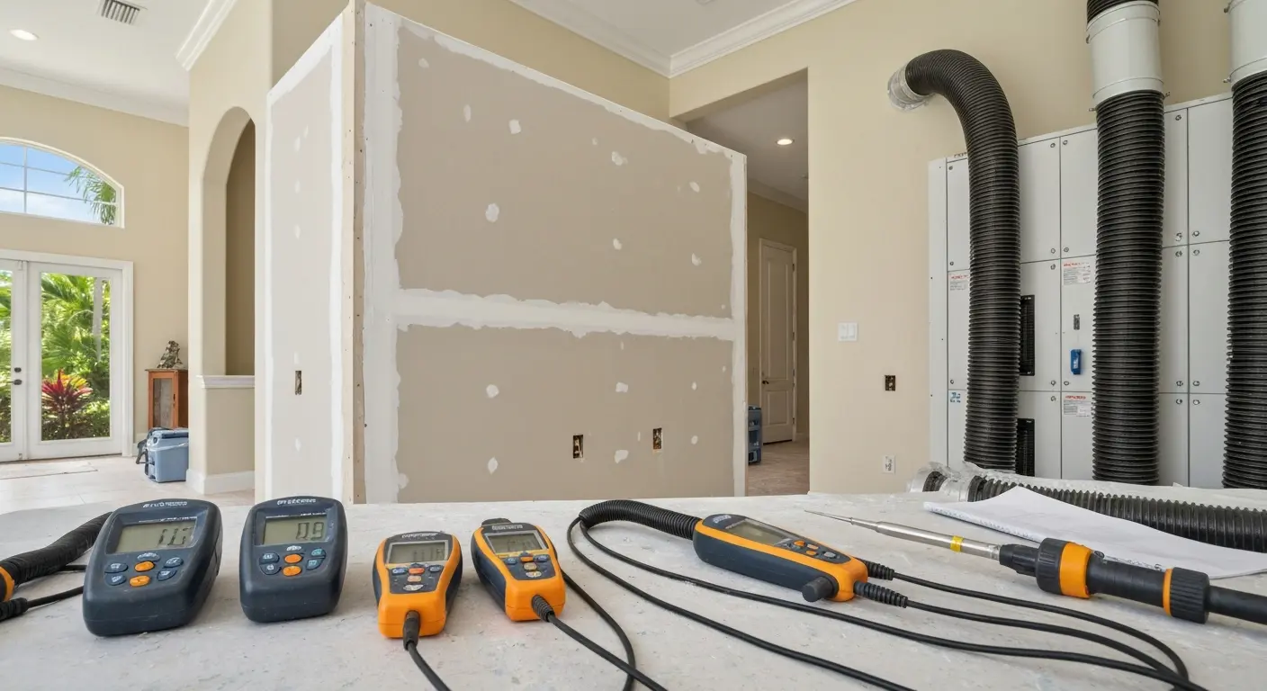 Mold remediation work