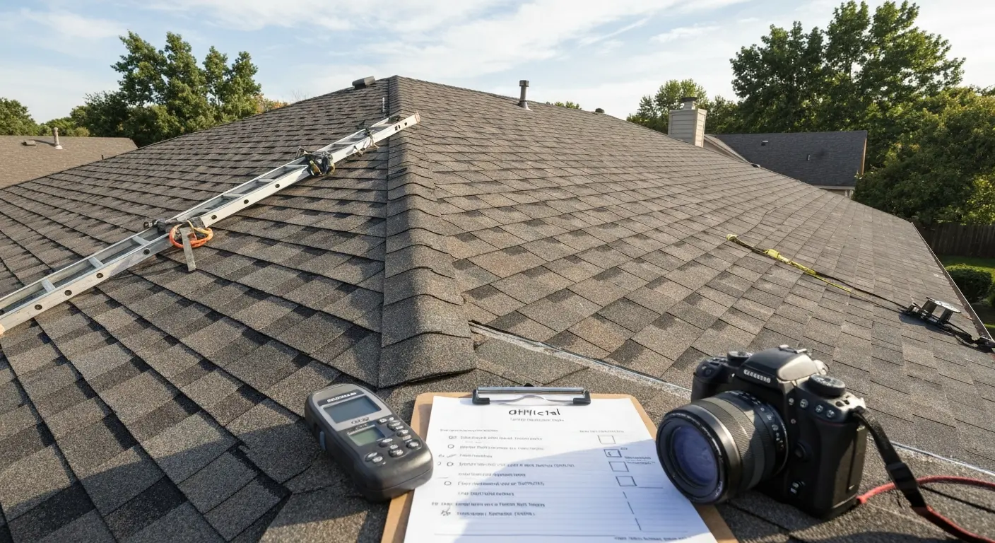 Roof inspection and permitting