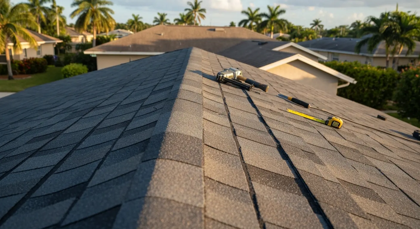 Asphalt shingle roof replacement