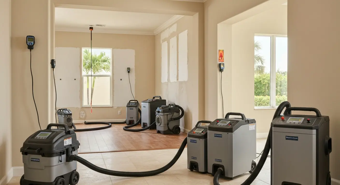 Emergency water damage response