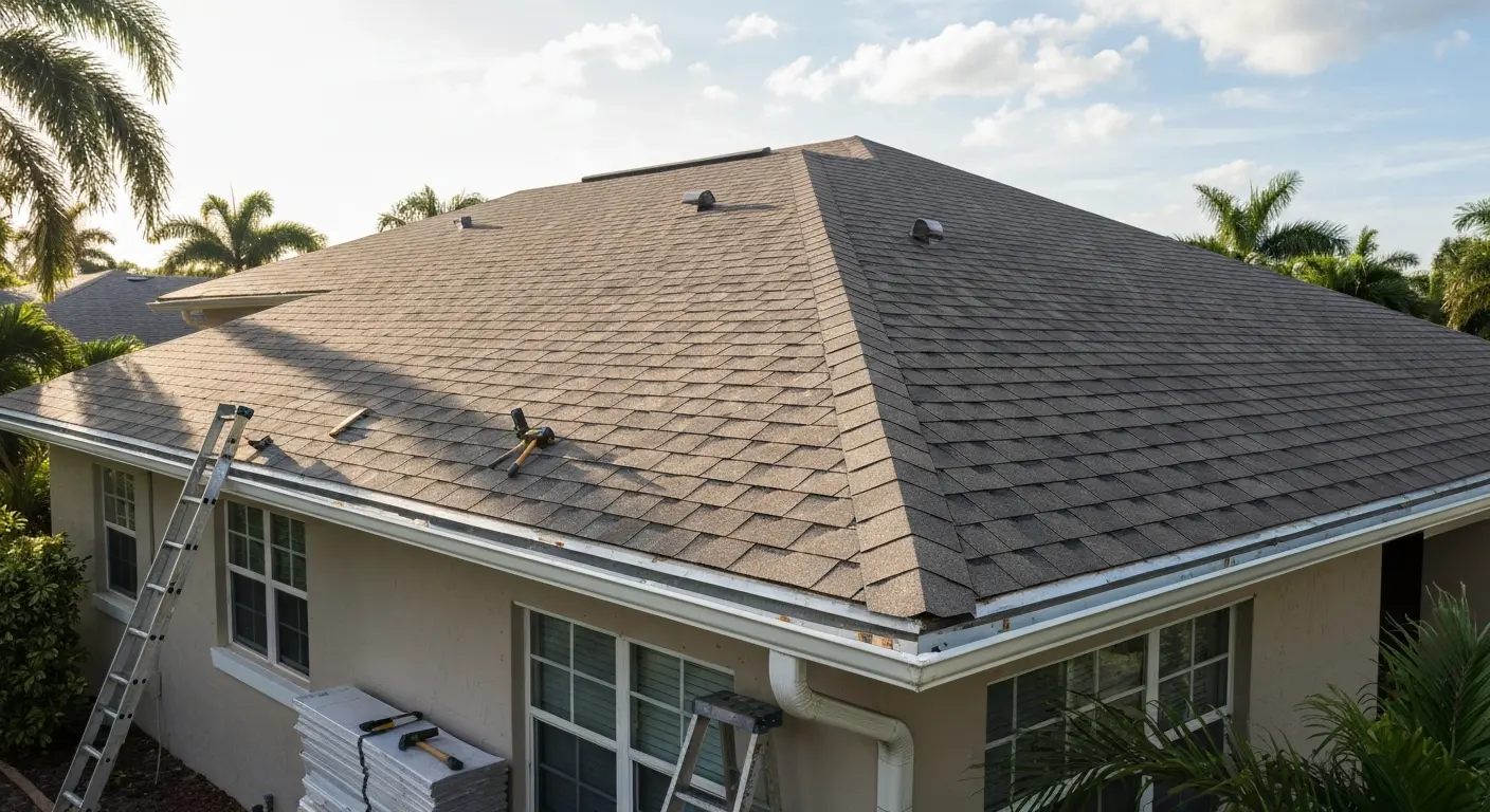 Residential roof replacement