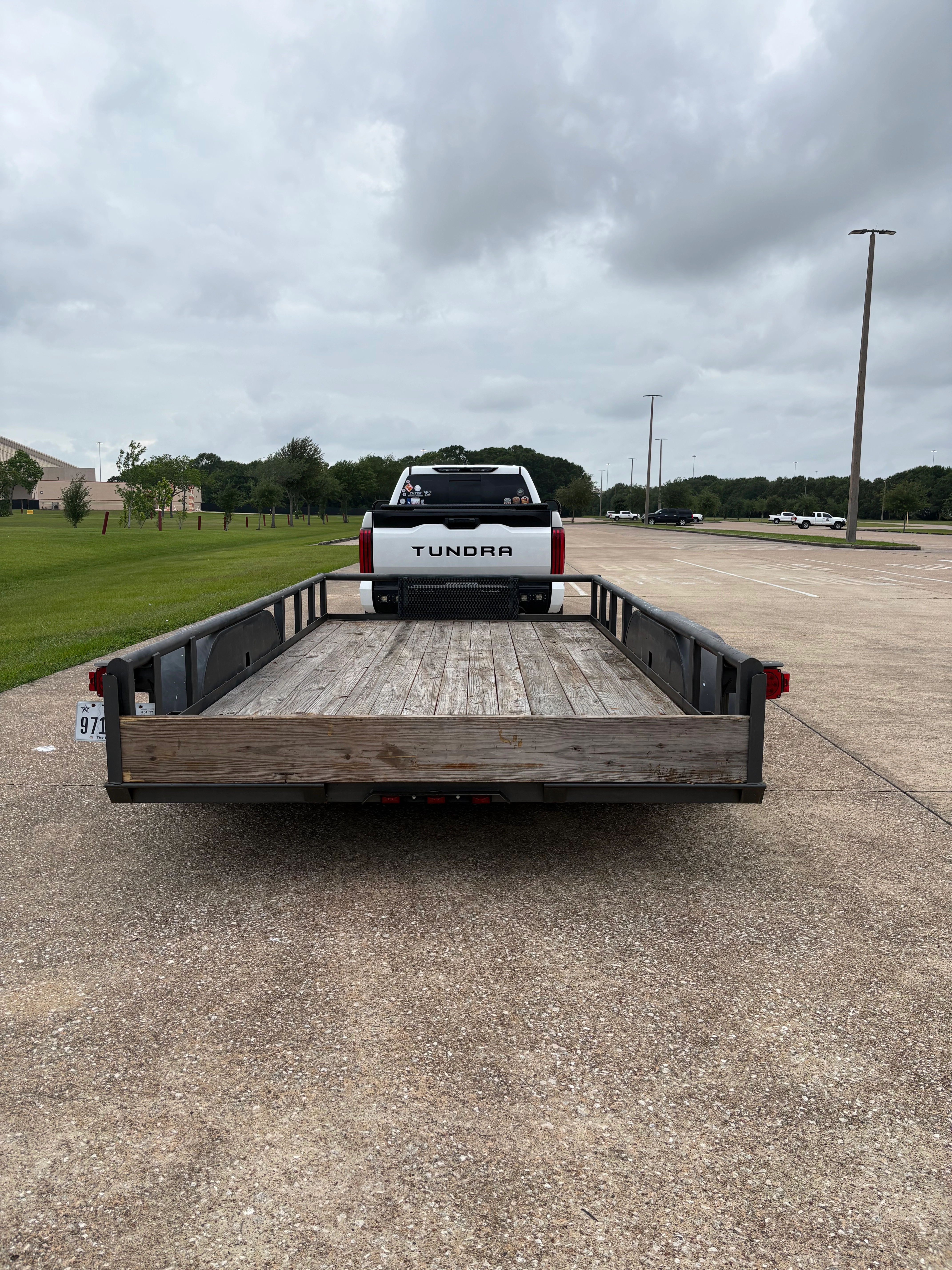 Trailers ready to rent at Elevated Trailer Rentals in Houston, TX
