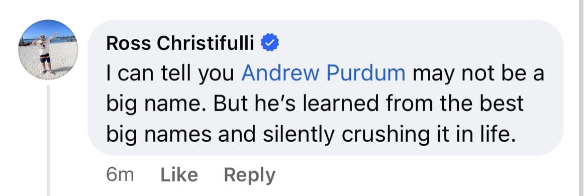 Ross Christifulli's Testimonial — 'Learned from the Best, Silently Crushing It'