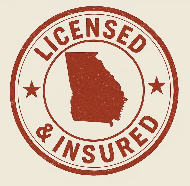 Licensed and insured business graphic
