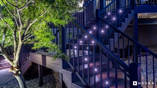 Landscape lighting in Conway