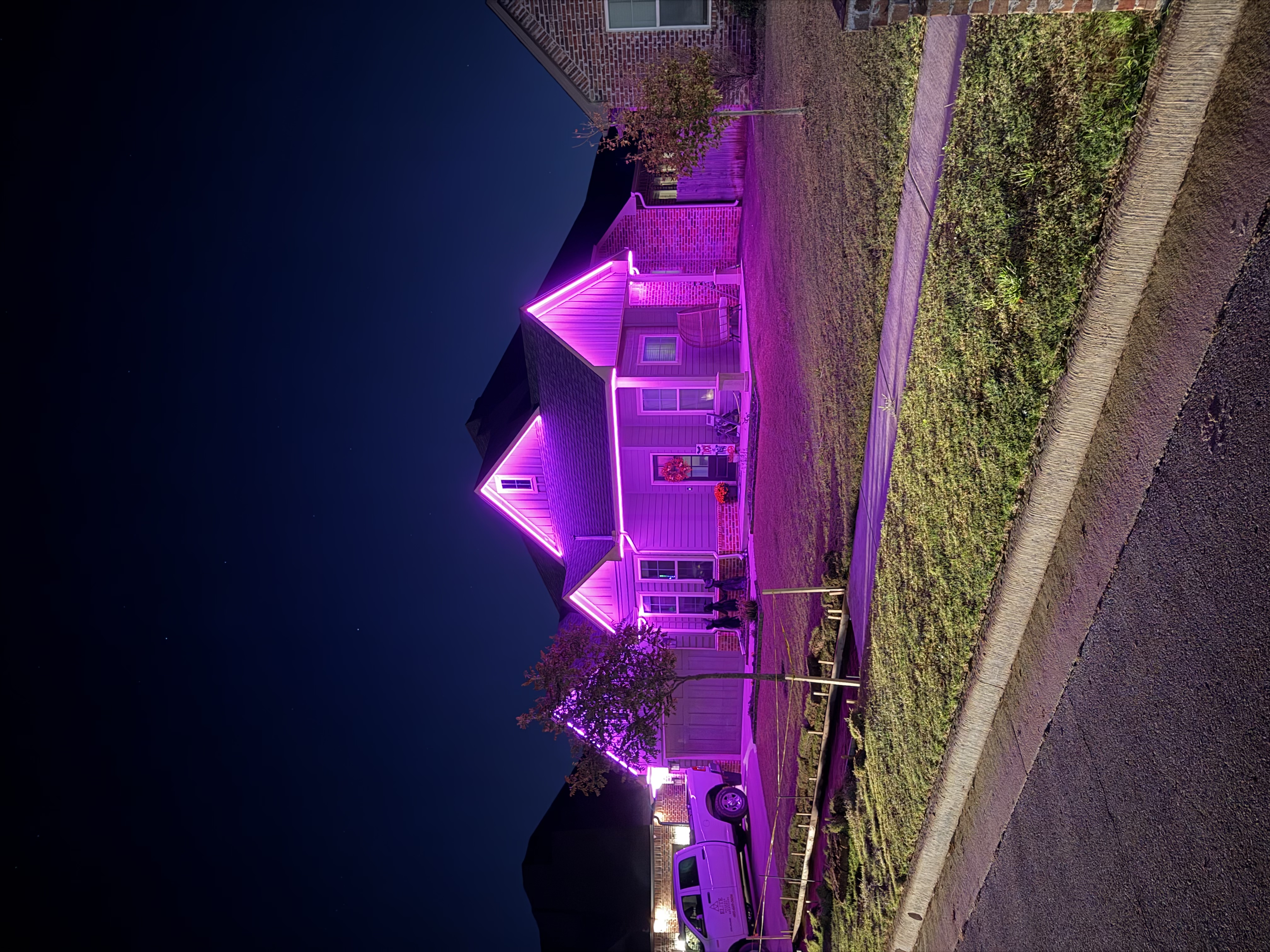 Landscape lighting in Conway