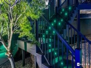 Landscape lighting in Conway