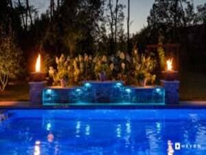 Landscape lighting in Conway