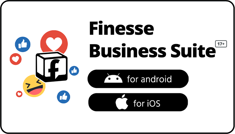 Finesse Business Suite Download in the Apple Store & Google Store