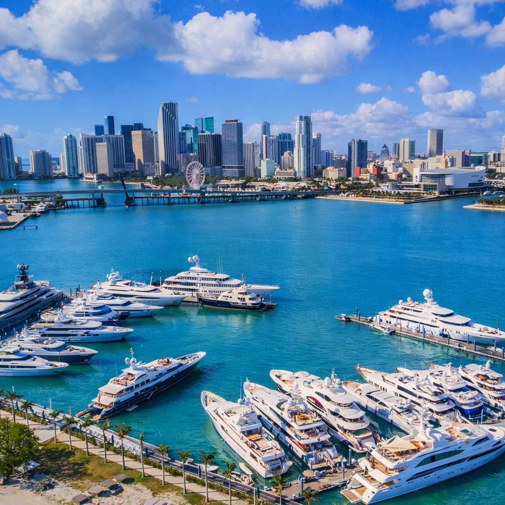 Kaseya Center and Island Gardens Marina
