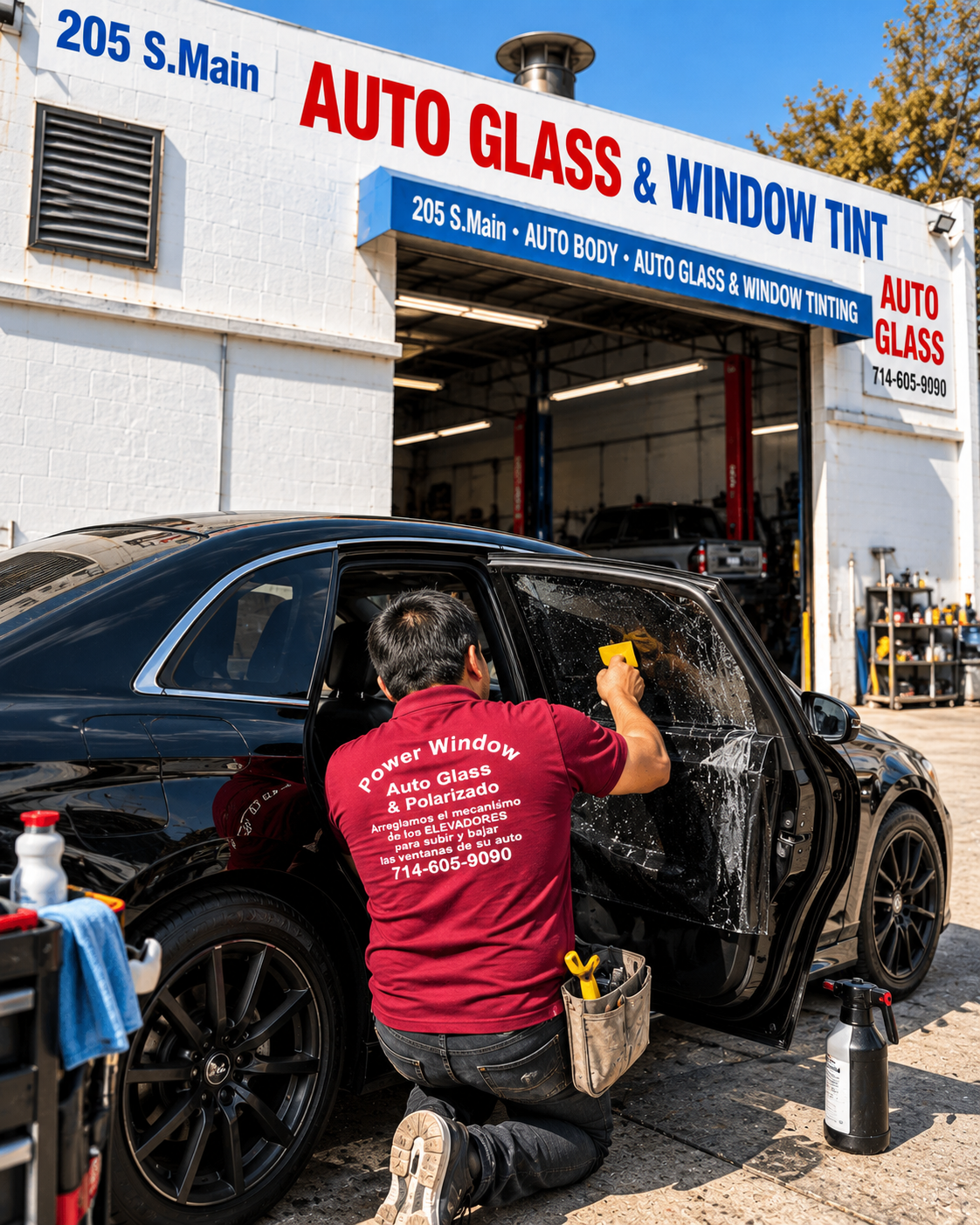 AUTO GLASS WINDOW TINT