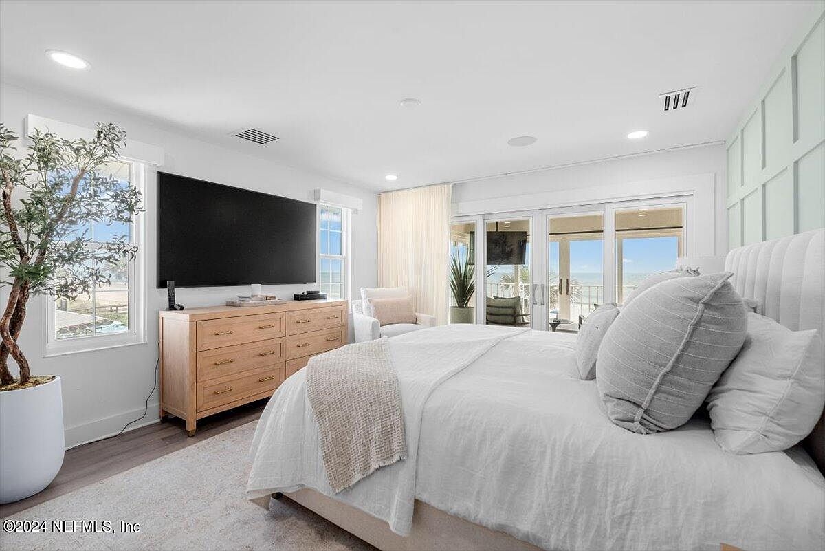 Bright bedroom interior at 621 Ponte Vedra Boulevard, Ponte Vedra Beach, Florida