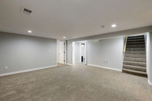 carpet installed in a room