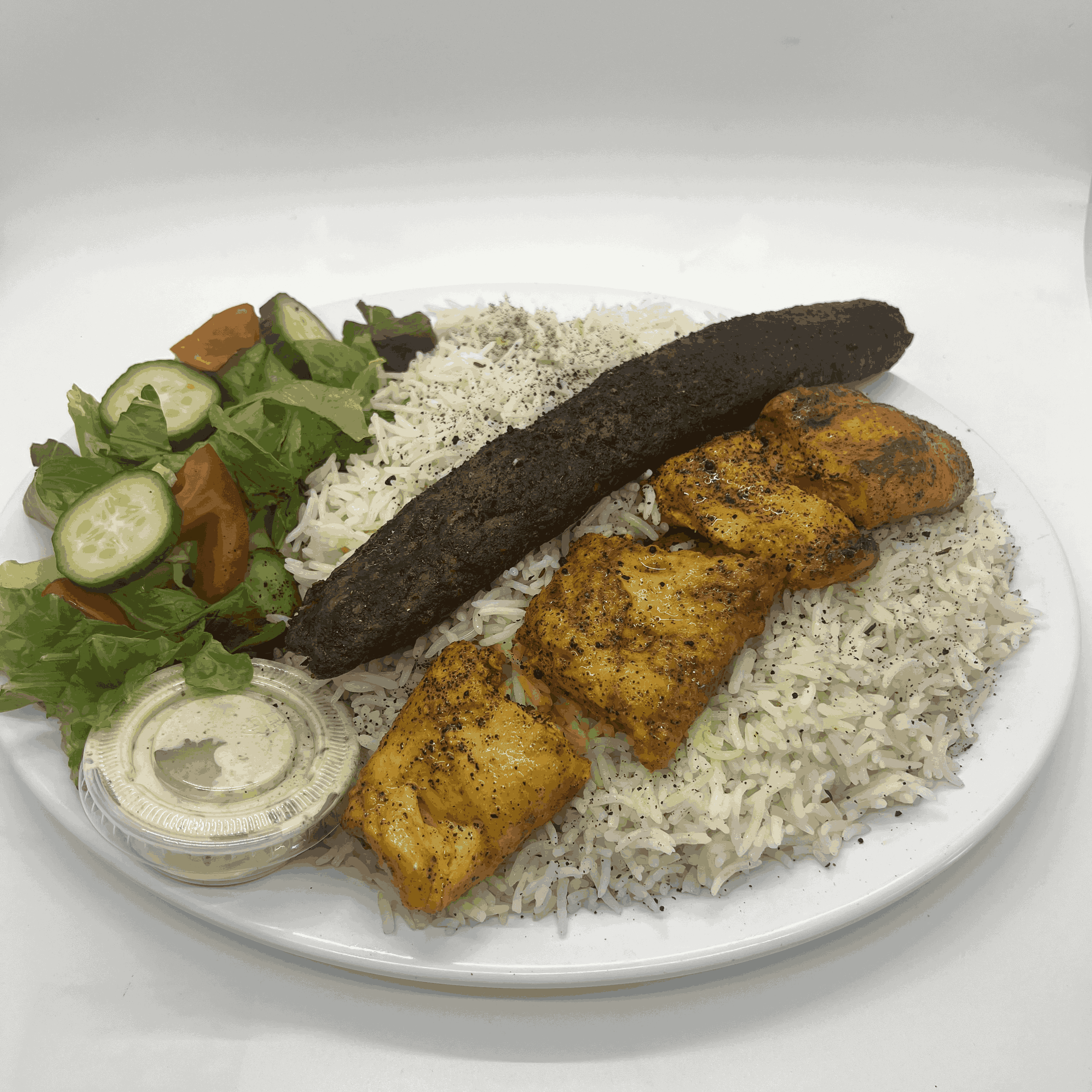 Chicken Kabob with Ground Beef