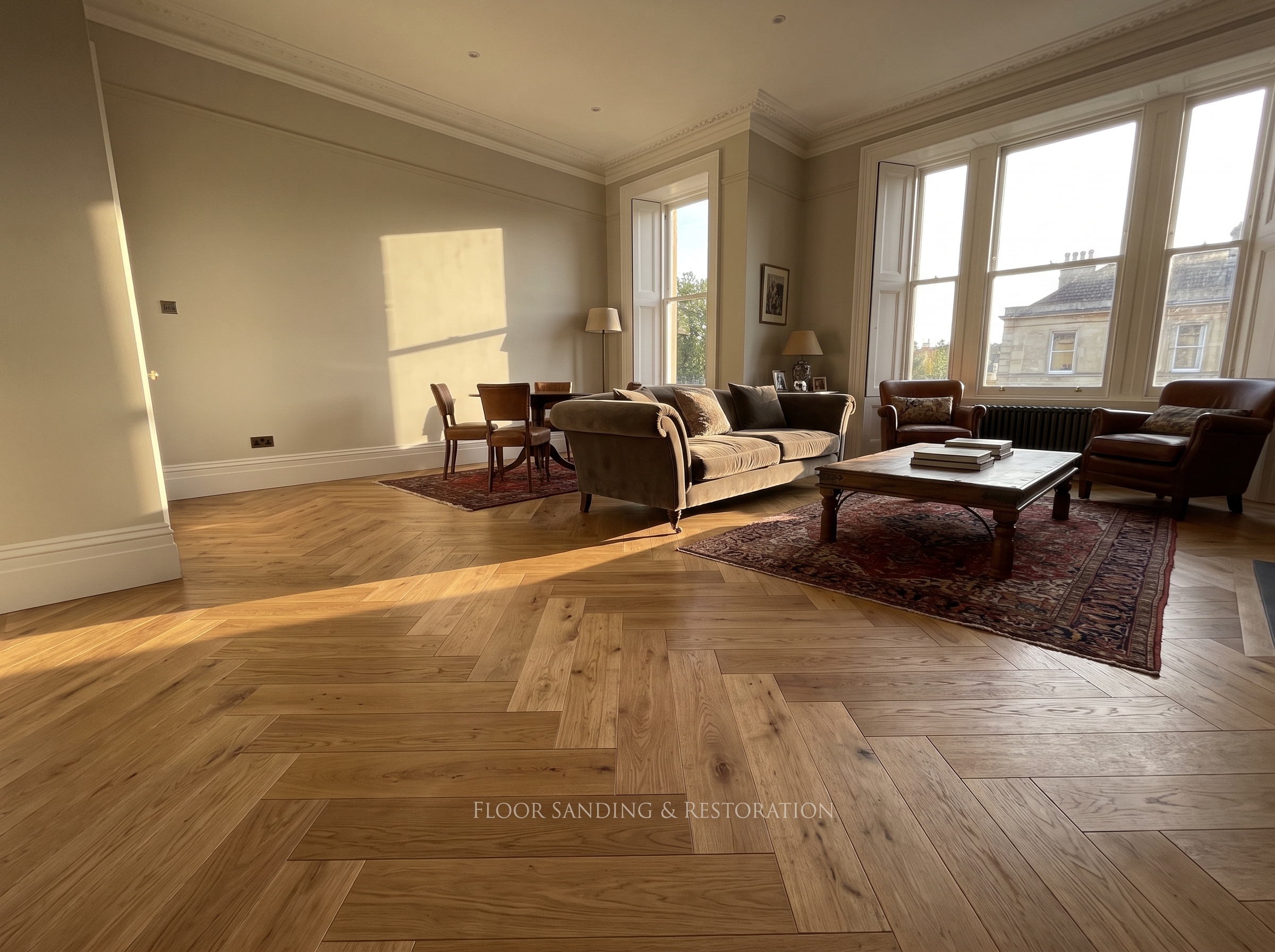 Bespoke flooring project by Grounded Flooring in Bristol