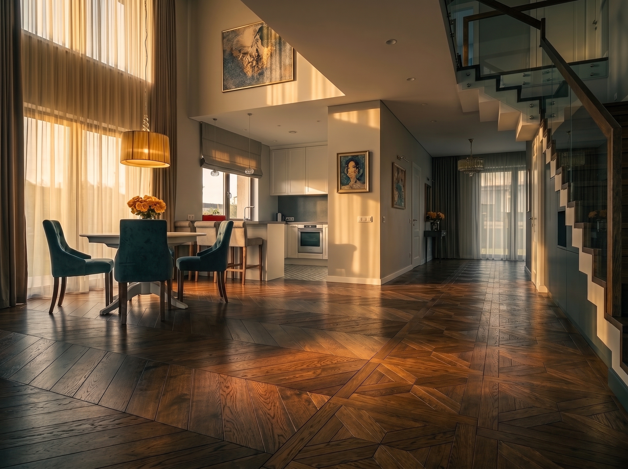 Bespoke flooring project by Grounded Flooring in Bristol