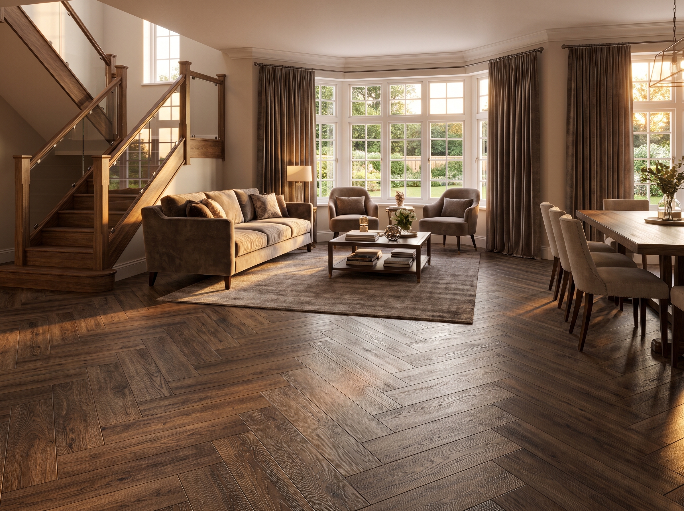 Bespoke flooring project by Grounded Flooring in Bristol