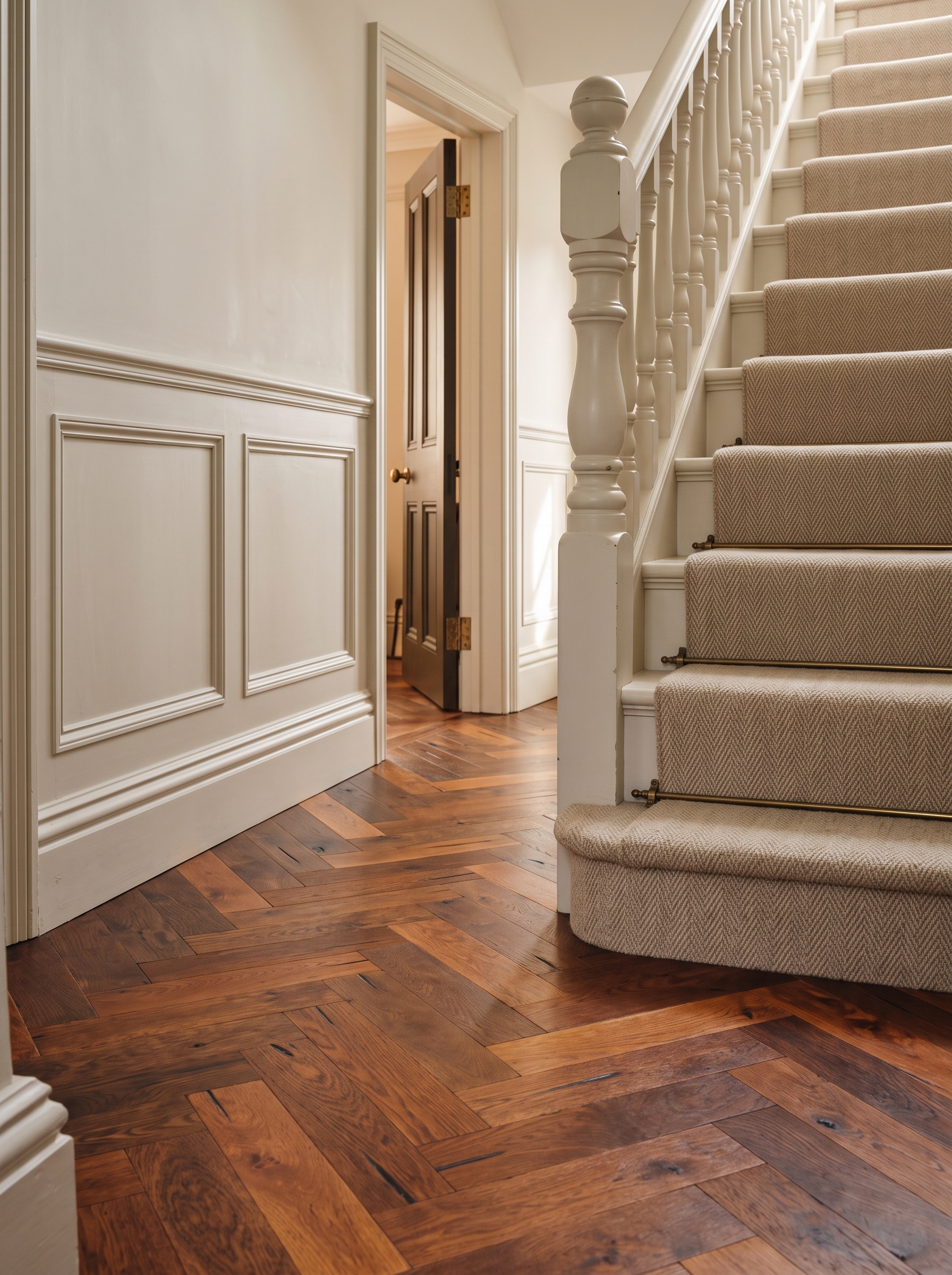 Grounded Flooring fitting a bespoke floor in Bristol