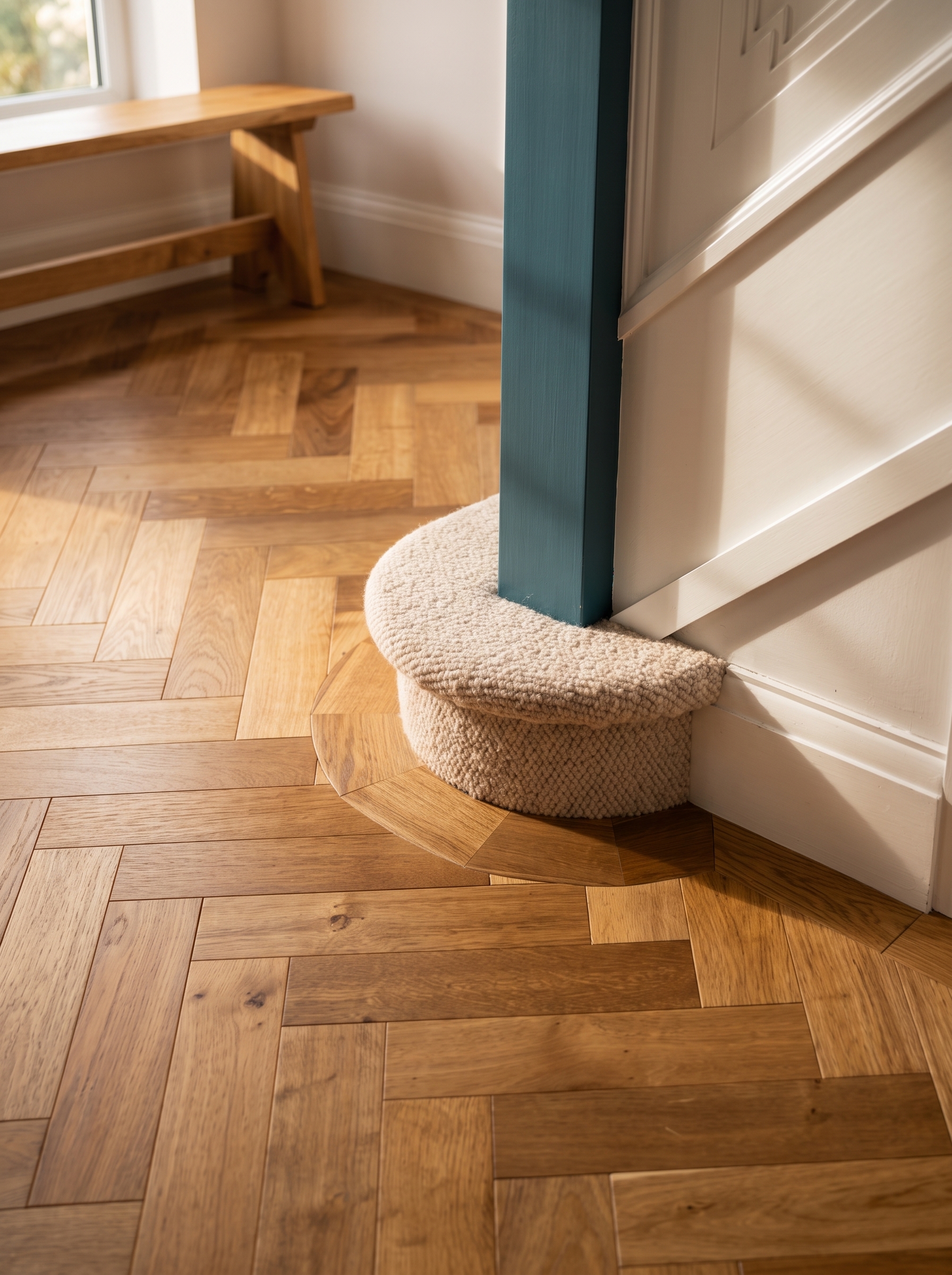 Bespoke flooring fitted by Grounded Flooring in a Bristol home
