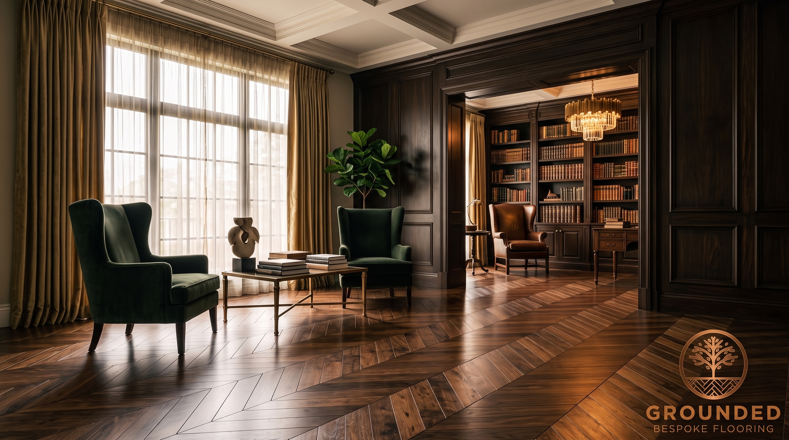 Bespoke flooring fitted by Grounded Flooring in a Bristol home