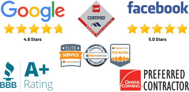 roofing contractor review badges