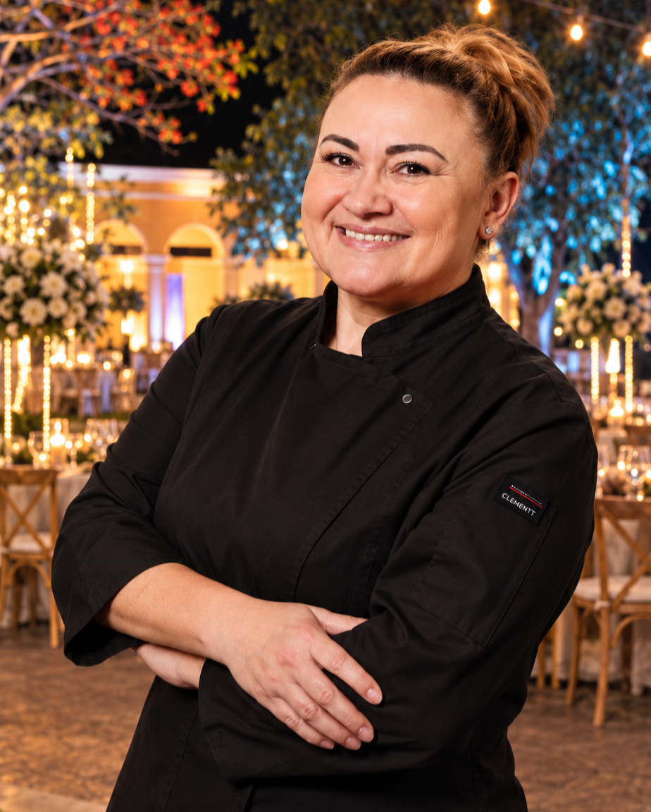 Chef Erika Vega, organizadora de bodas y XV años en Mérida, Yucatán