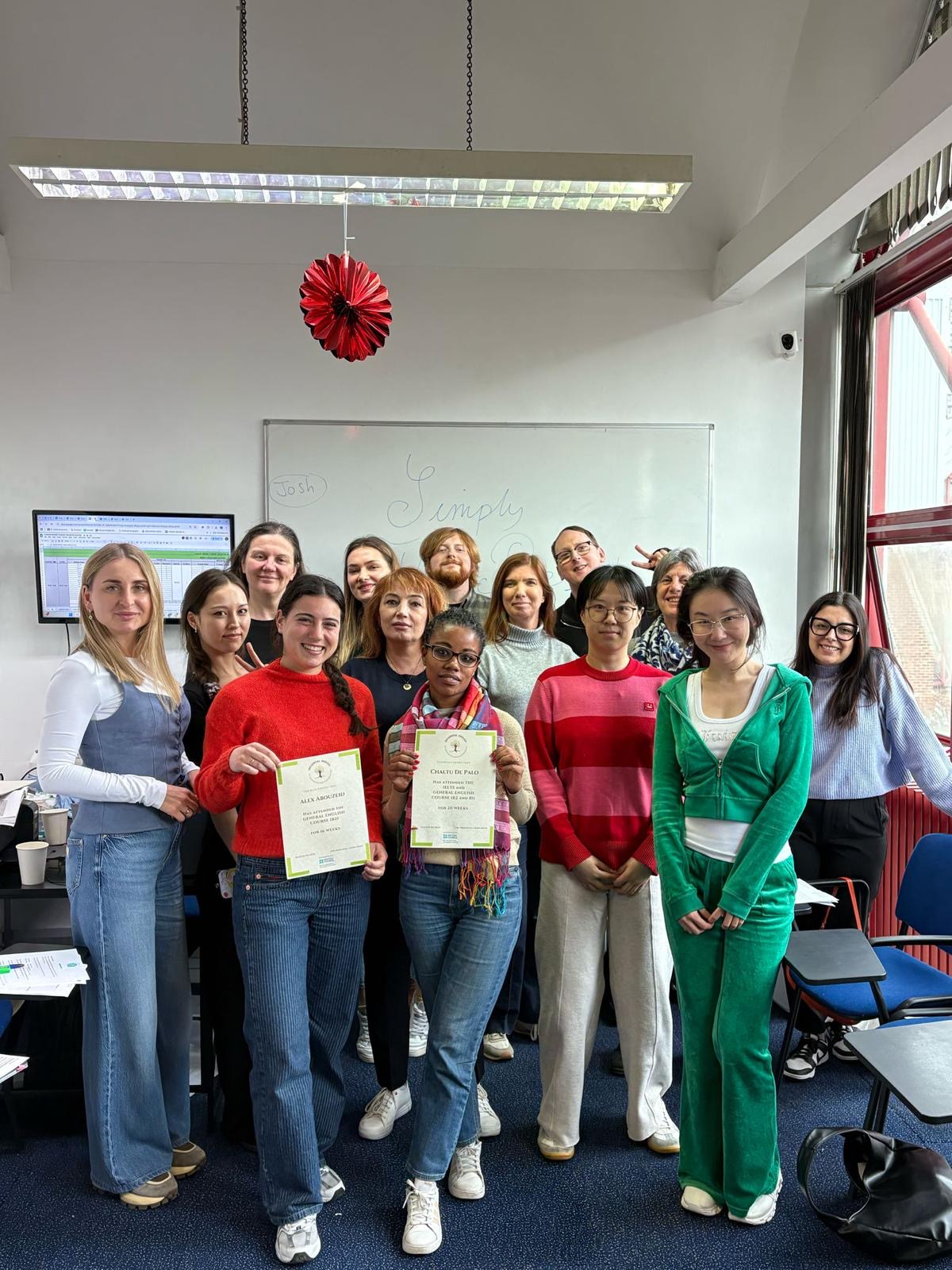 Students at Influential English