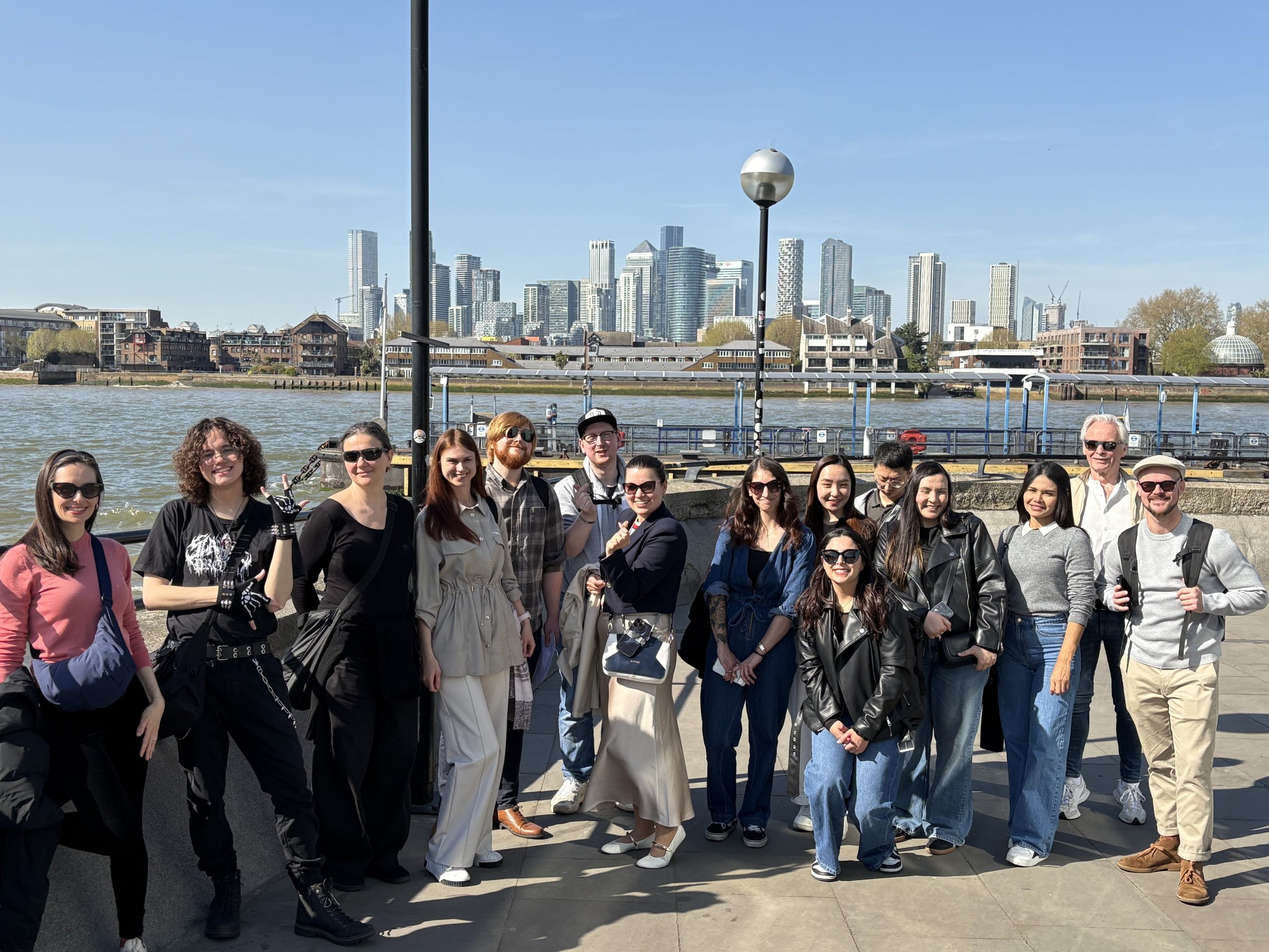 Students exploring London