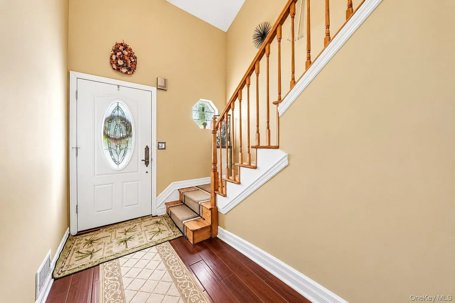 Entry foyer and staircase