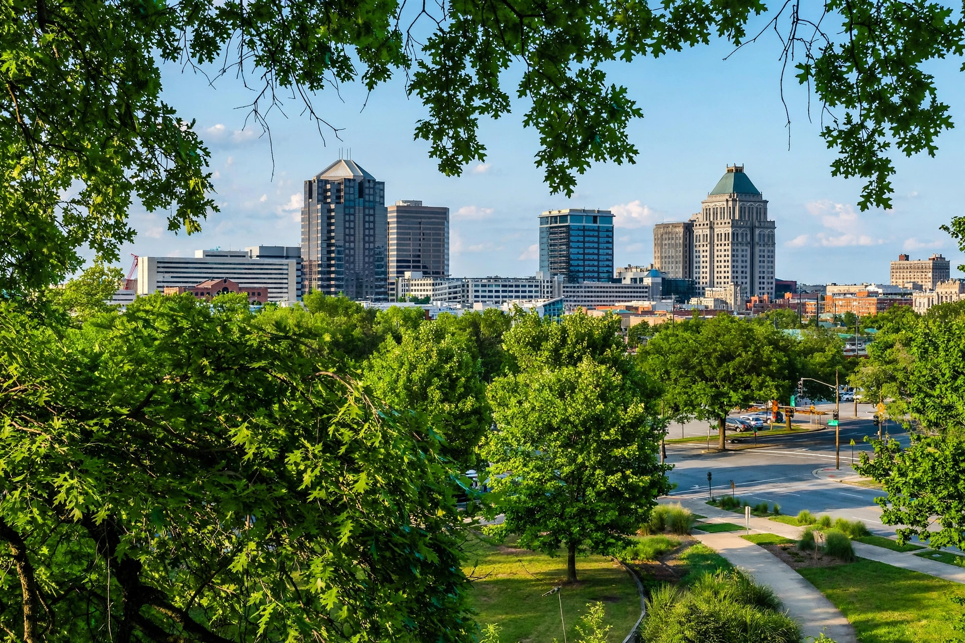 Greensboro NC Skyline