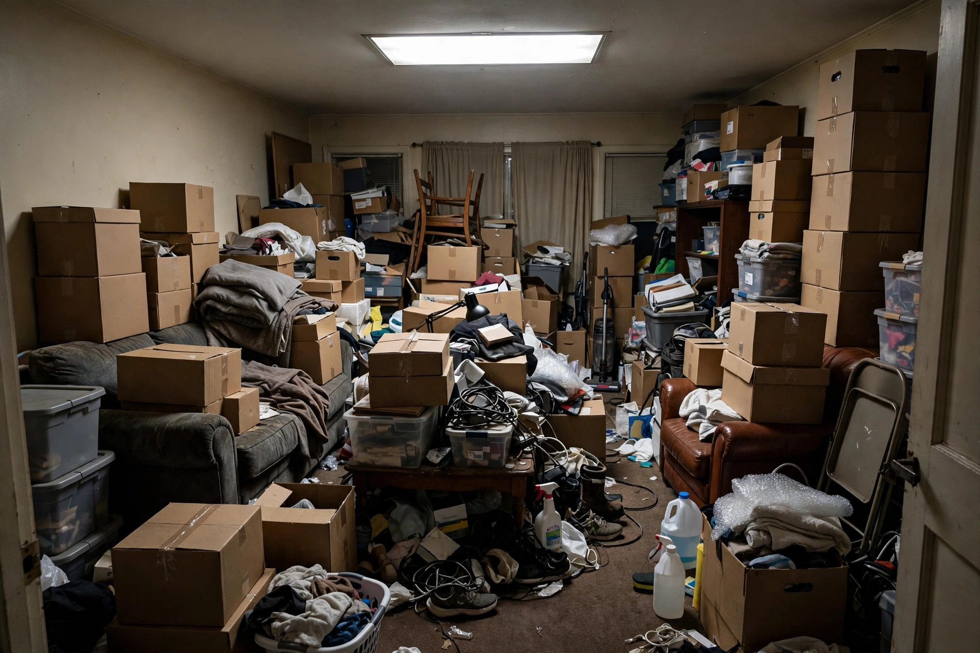 cluttered home cluttered home
