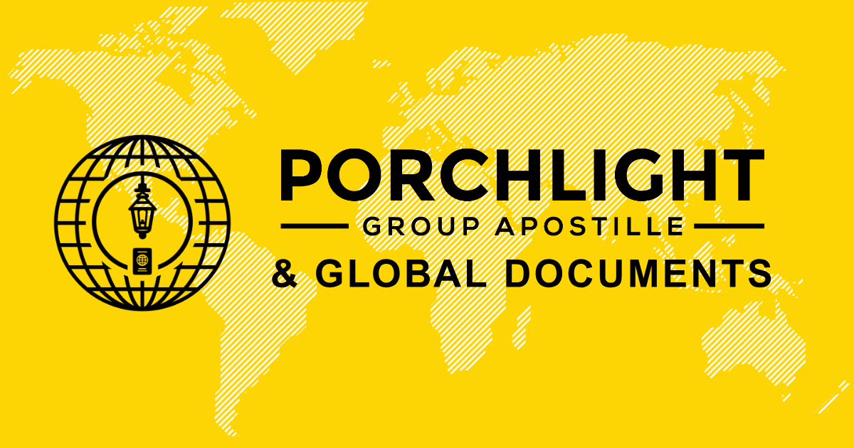 Porchlight Group Apostille | Apostille, Embassy & Translation Services