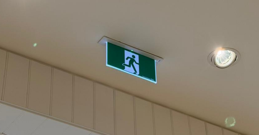 Exit and emergency lighting installation by Ziggy Electrical & Data in Mulgrave