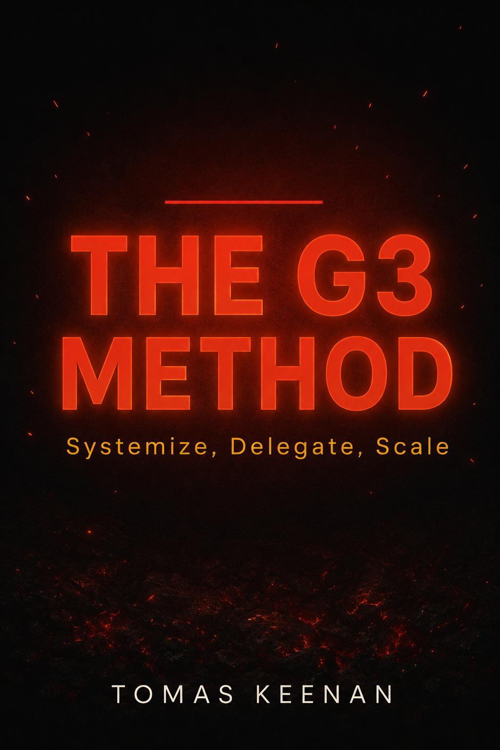 The G3 Method book cover by Tomas Keenan, coming soon