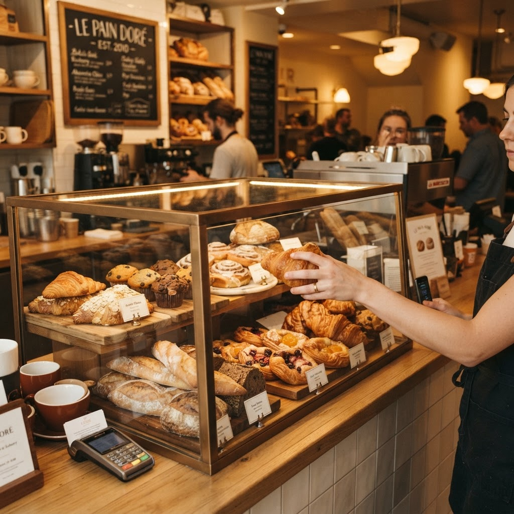 Cafe pastry case
