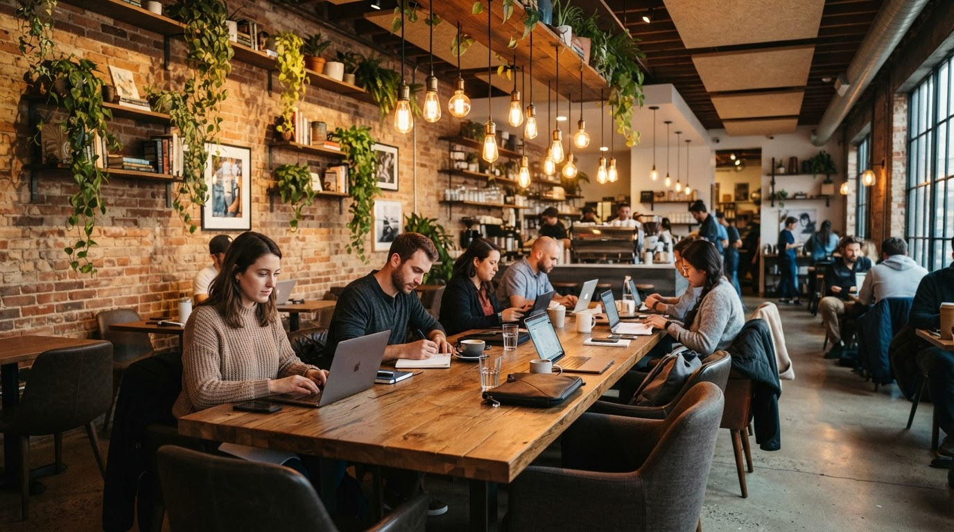 Coworking cafe