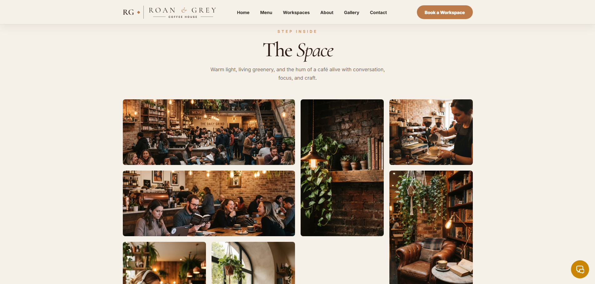 Coffee shop space preview