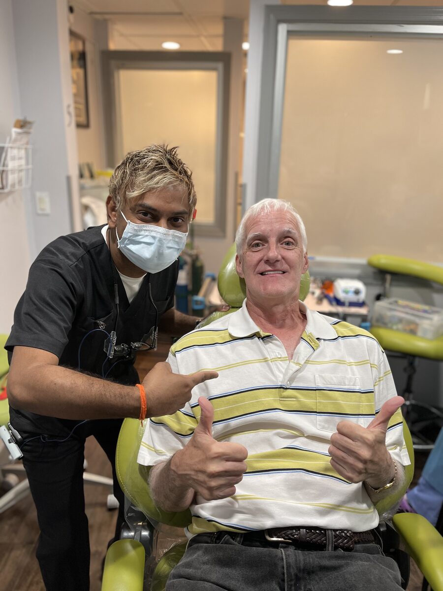 Happy Forever Smiles Implant Center patient
