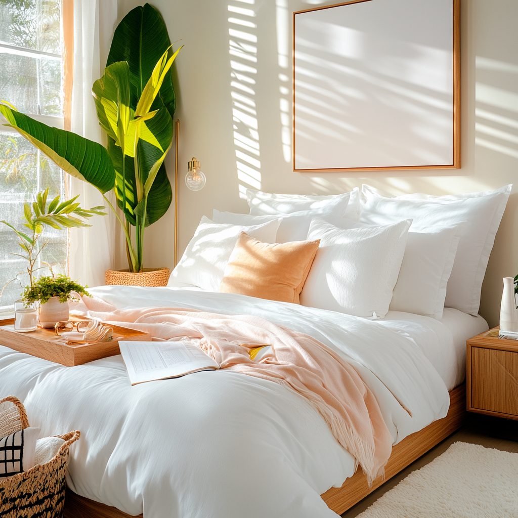 Beautiful, calming bedroom