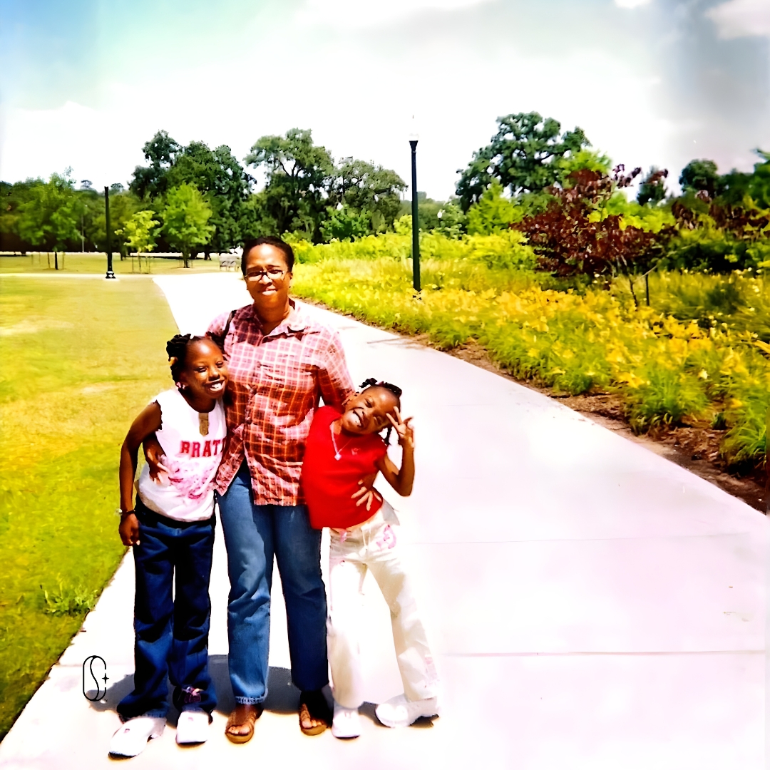Dr. Stacey Denise with her daughters