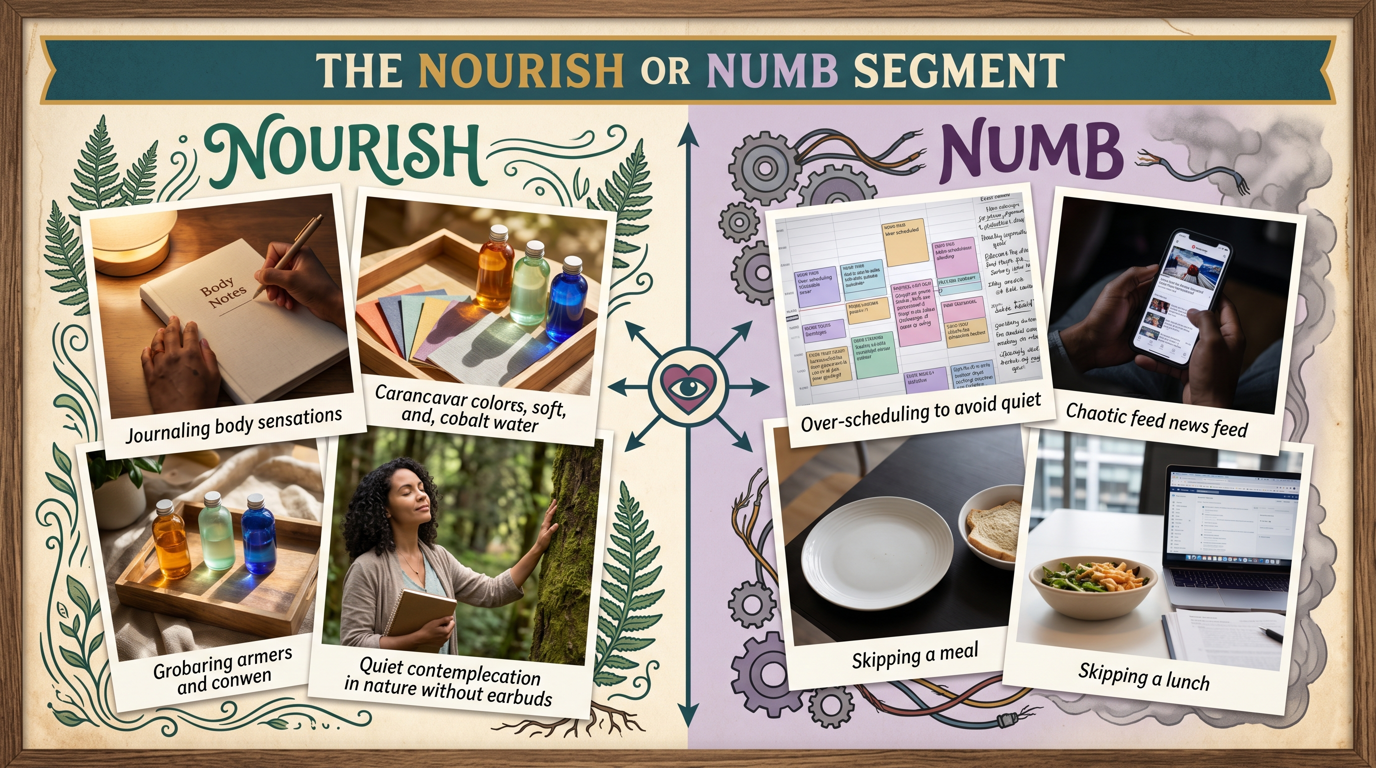 Nourish or numb segment of The Nervous System Eats First podcast episode 9