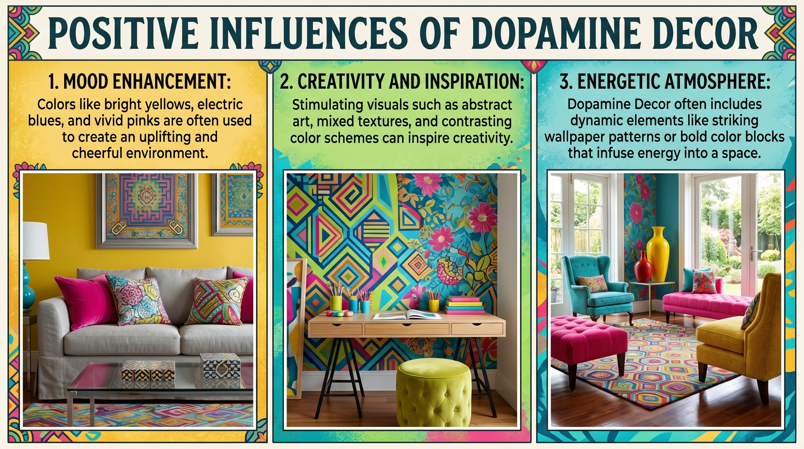 Effects of positive dopamine decor