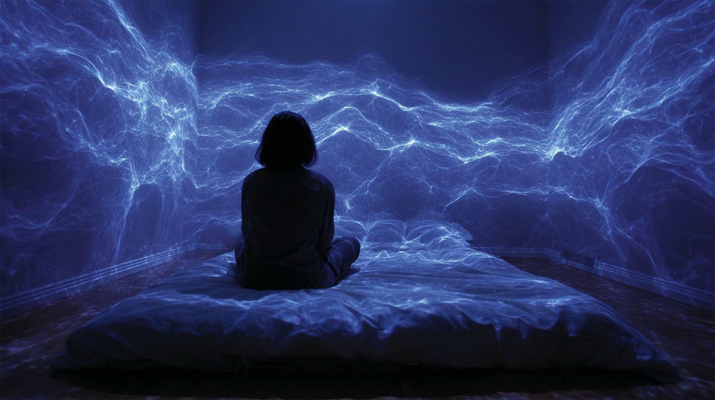 Wired and electric wave in the room 