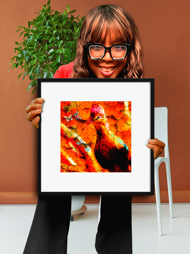 Dr. Stacey Denise with Fiery Orange Chicken