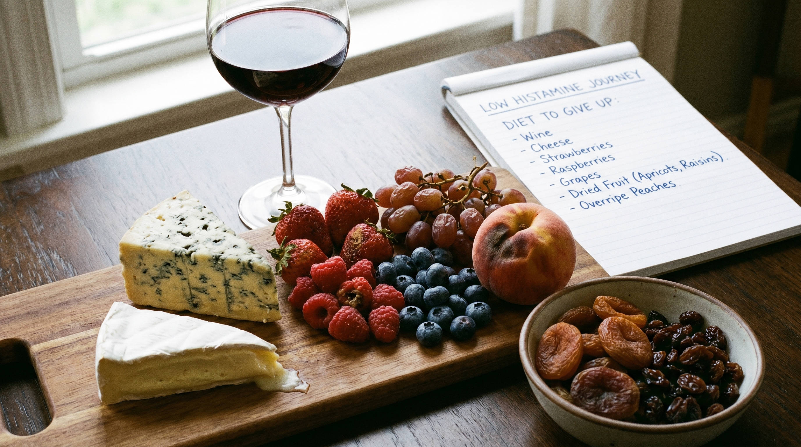 Foods with histamine making menopause challenging