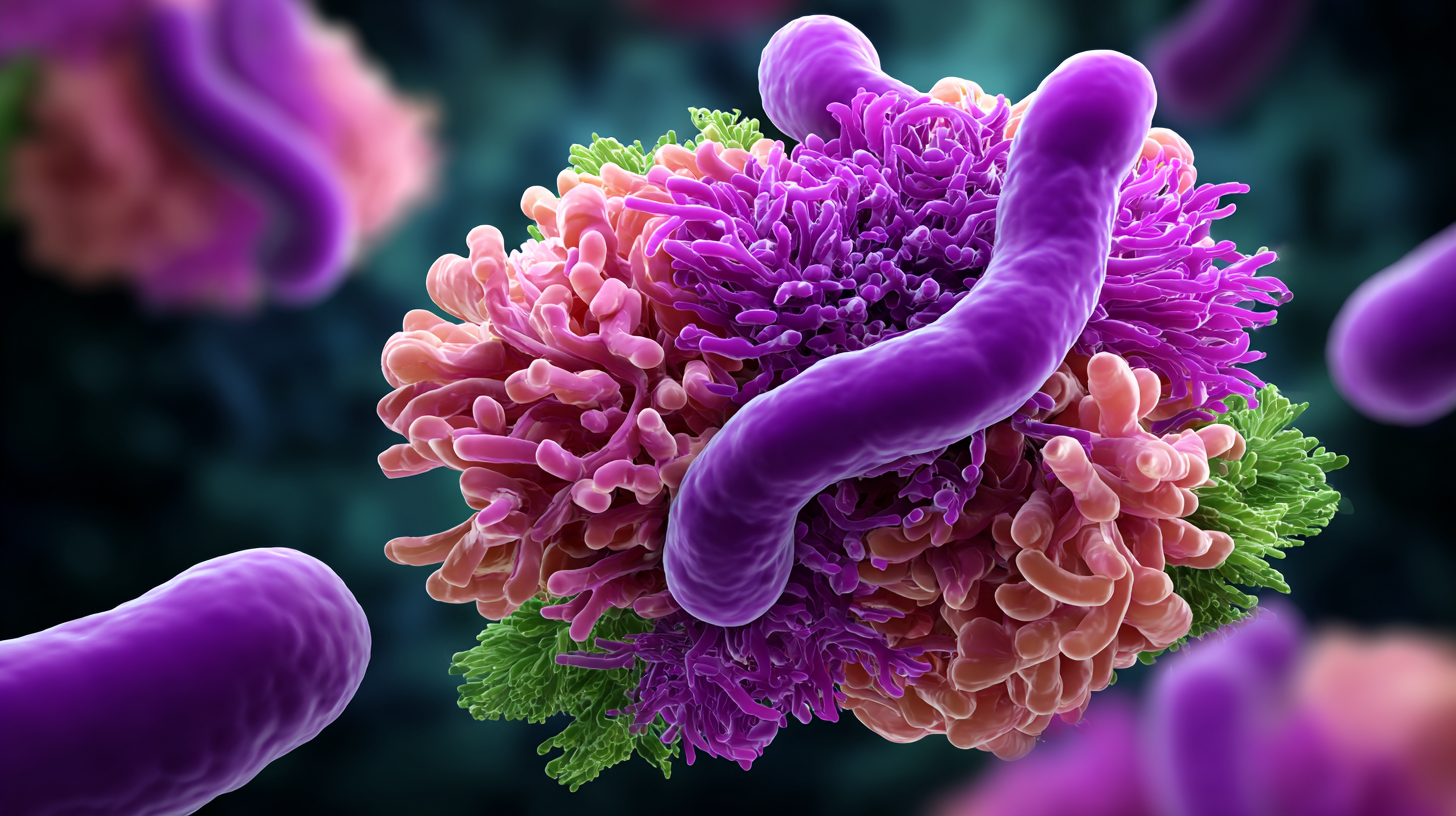 Gut microbiome artwork